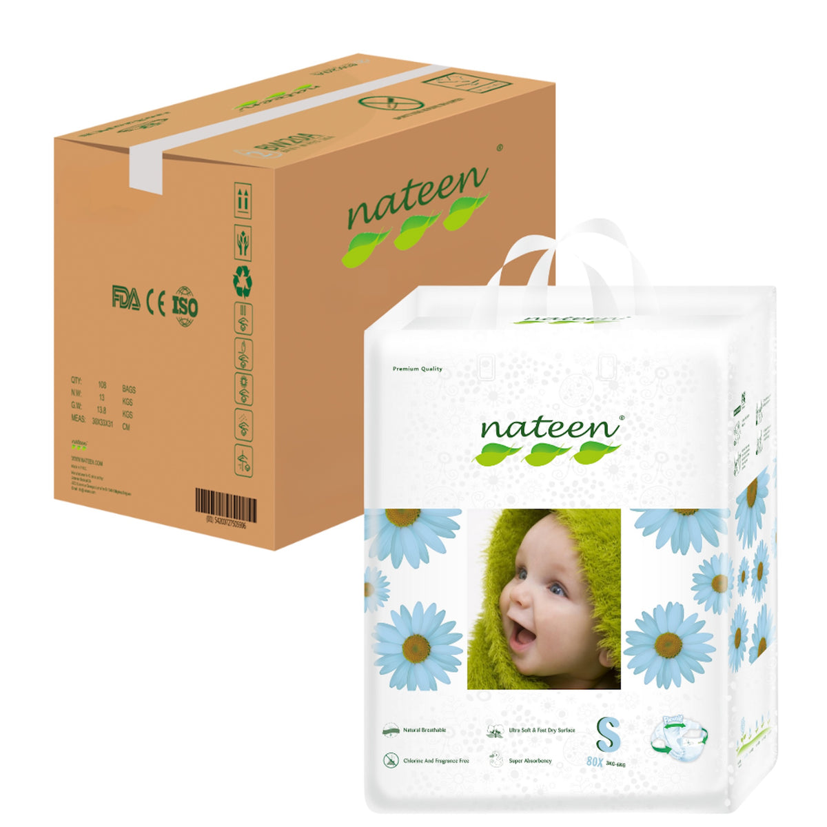 Pañal Ecológico Bebé Nateen S