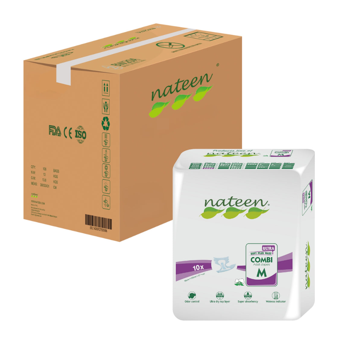 Pañal Combi X-Ultra Nateen M